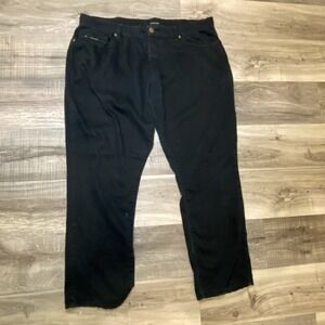 G Fried Denim Men's Jeans 36x32 Black Slim Fit Straight Leg Stretch Pants